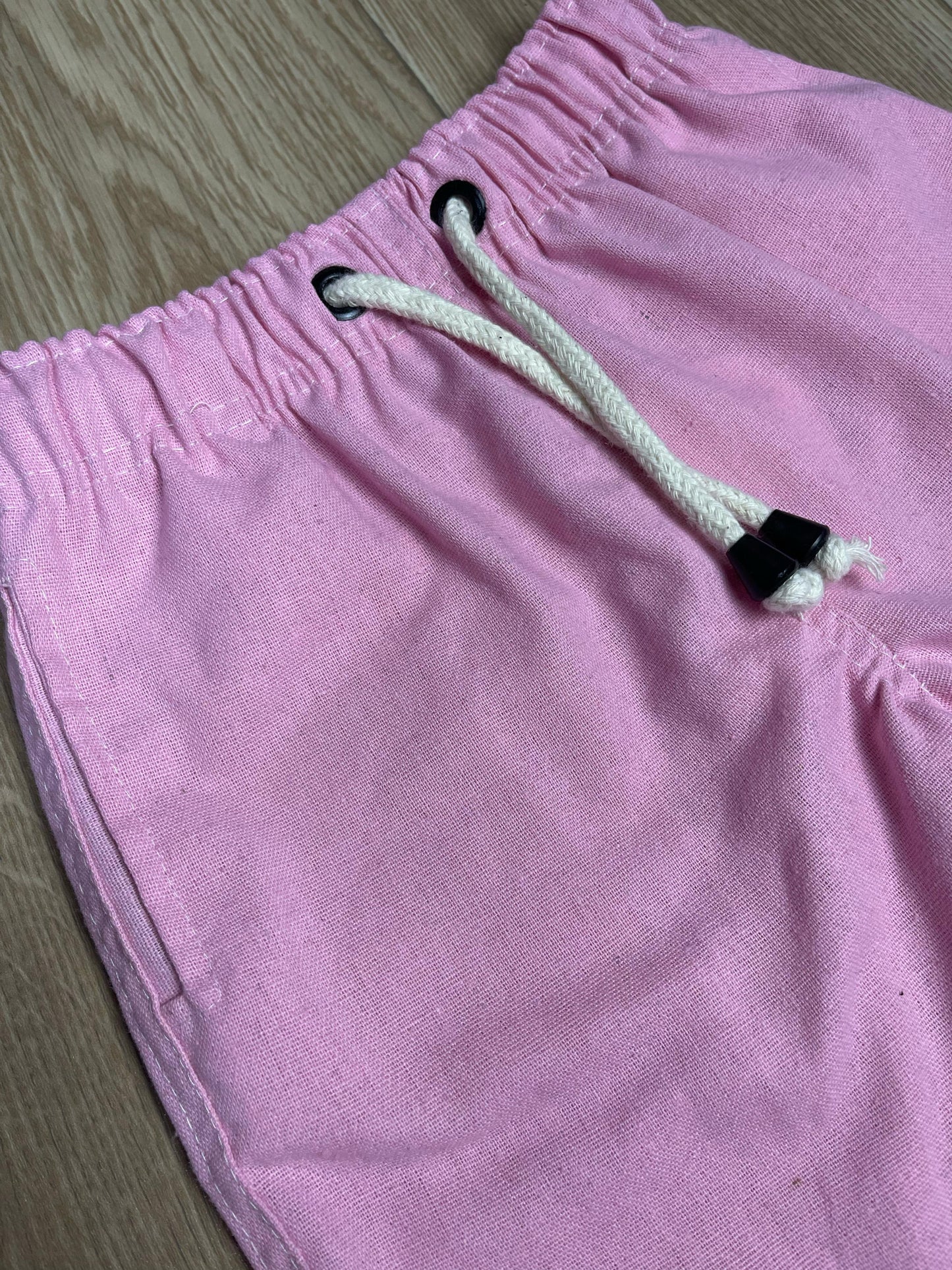 SHORT LINHO ROSA BEBÊ KIDS