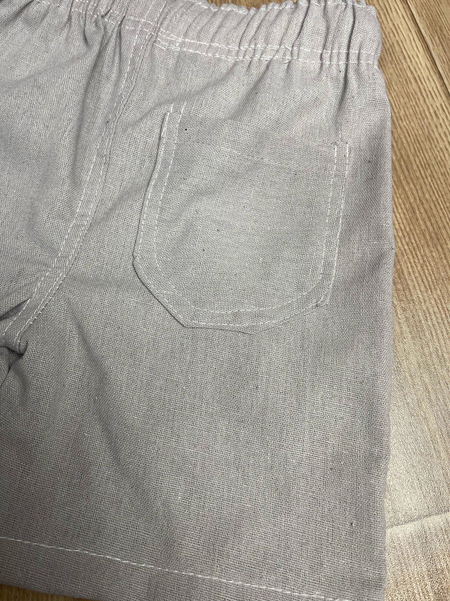 SHORT LINHO CINZA KIDS