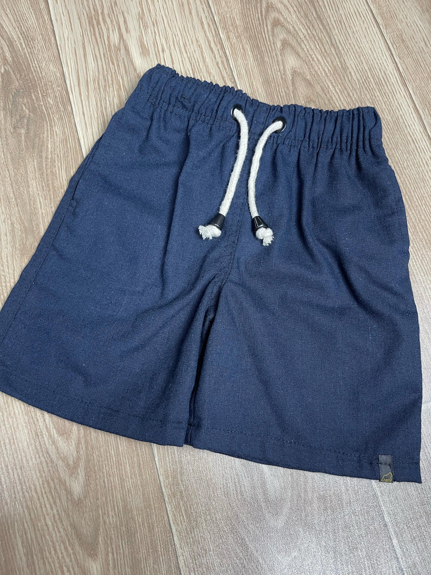SHORT LINHO AZUL MARINHO KIDS