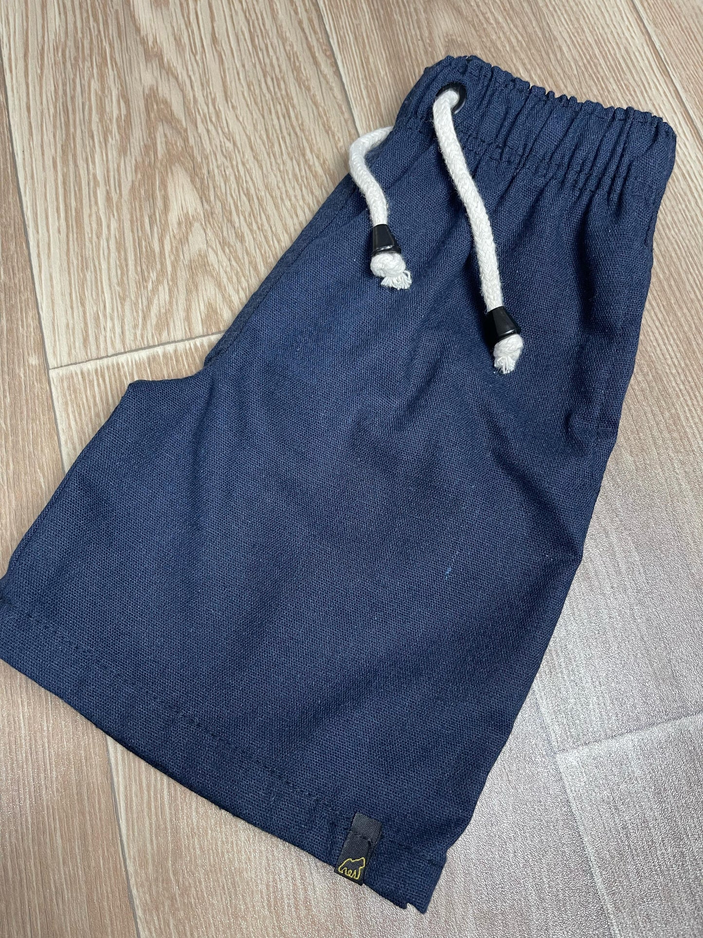 SHORT LINHO AZUL MARINHO KIDS
