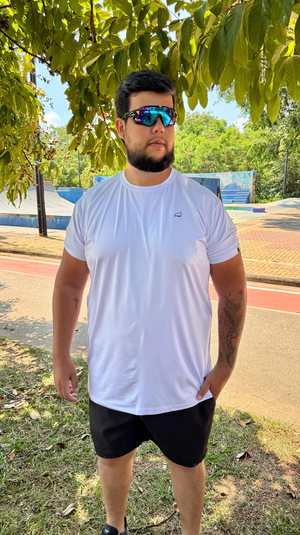 CAMISETA DRY FIT BRANCA - PLUS SIZE