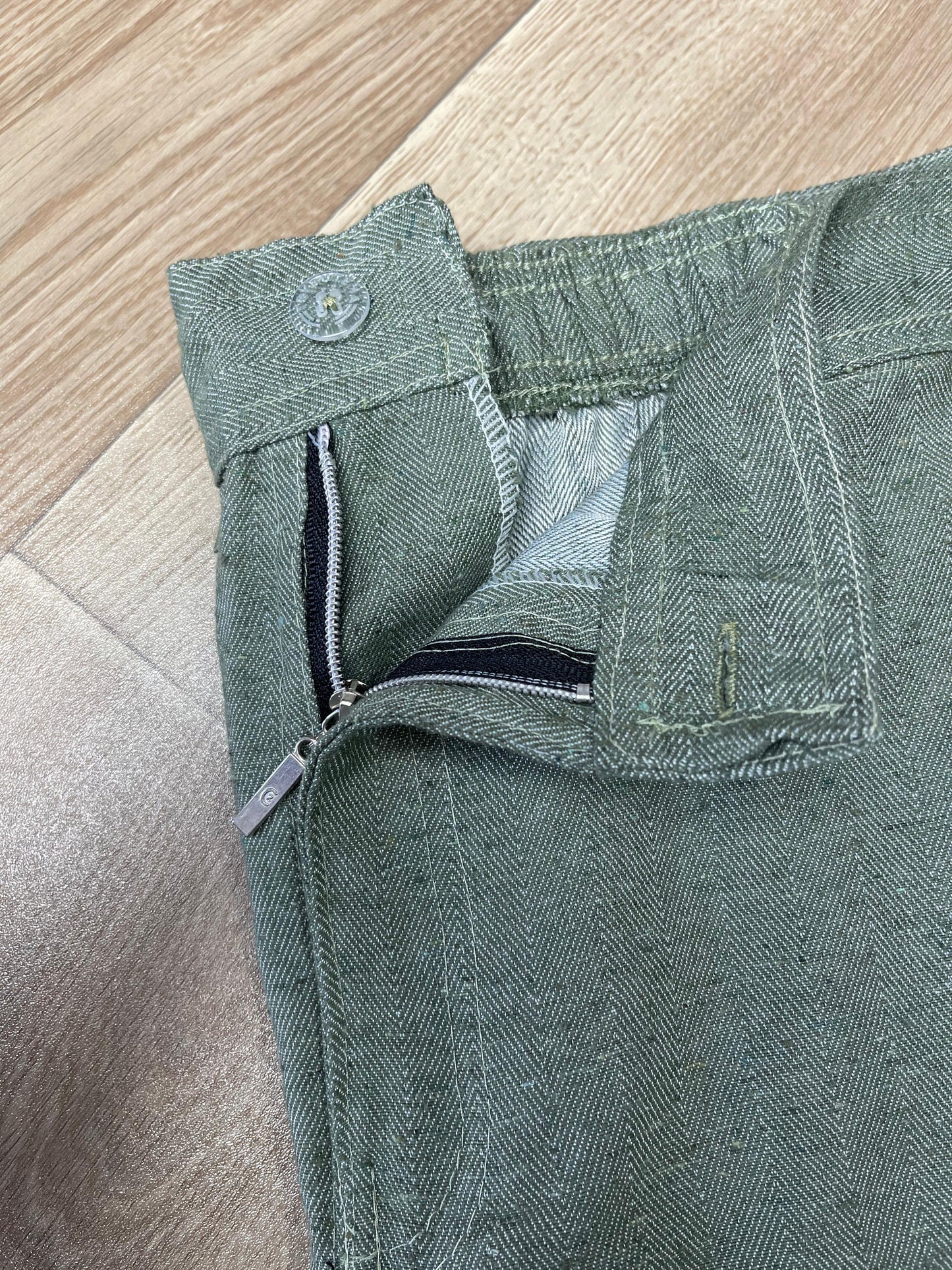 BERMUDA SOCIAL VERDE - PLUS SIZE