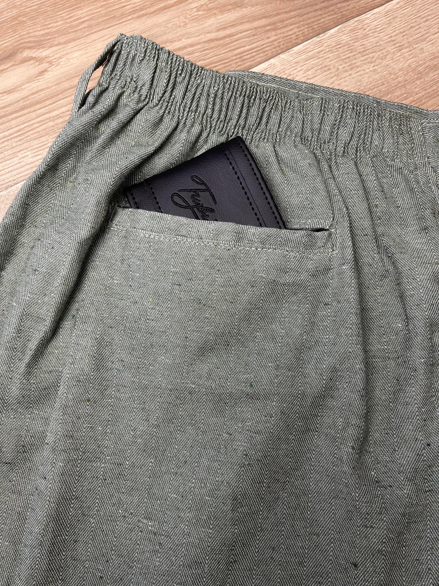 BERMUDA SOCIAL VERDE - PLUS SIZE