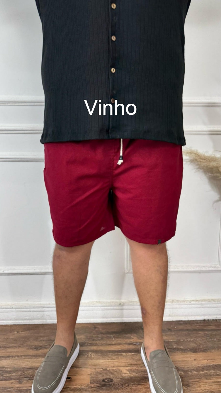 KIT 2 SHORTS DE LINHO CASUAL PLUS MASCULINO 159,90 - ESCOLHA AS CORES