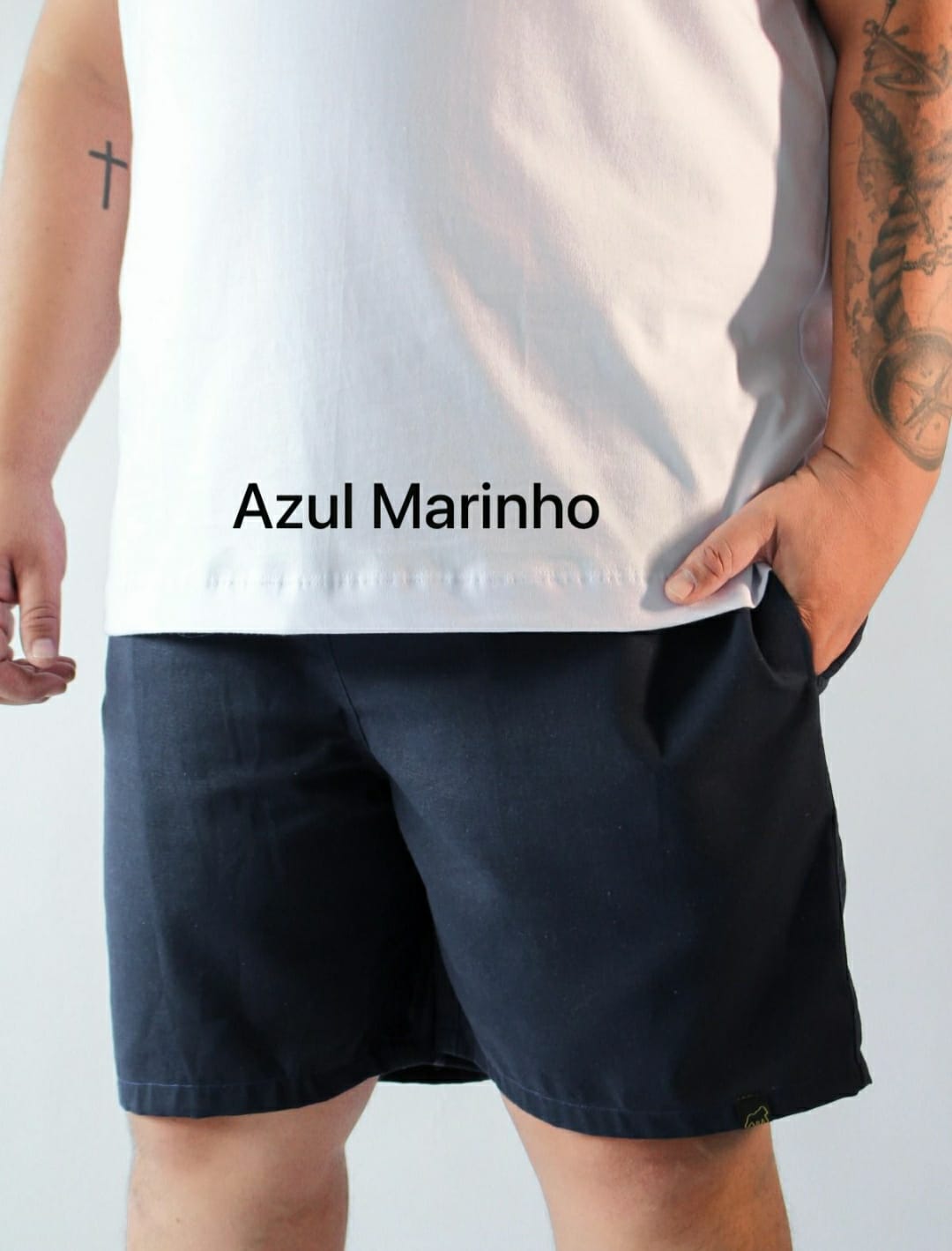KIT 2 SHORTS DE LINHO CASUAL PLUS MASCULINO 159,90 - ESCOLHA AS CORES