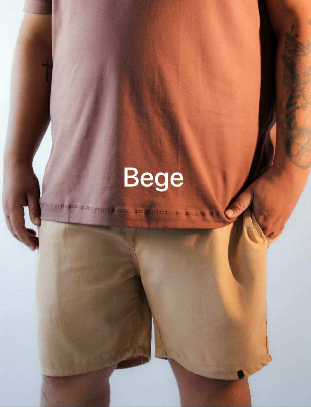 KIT 2 SHORTS DE LINHO CASUAL PLUS MASCULINO 159,90 - ESCOLHA AS CORES