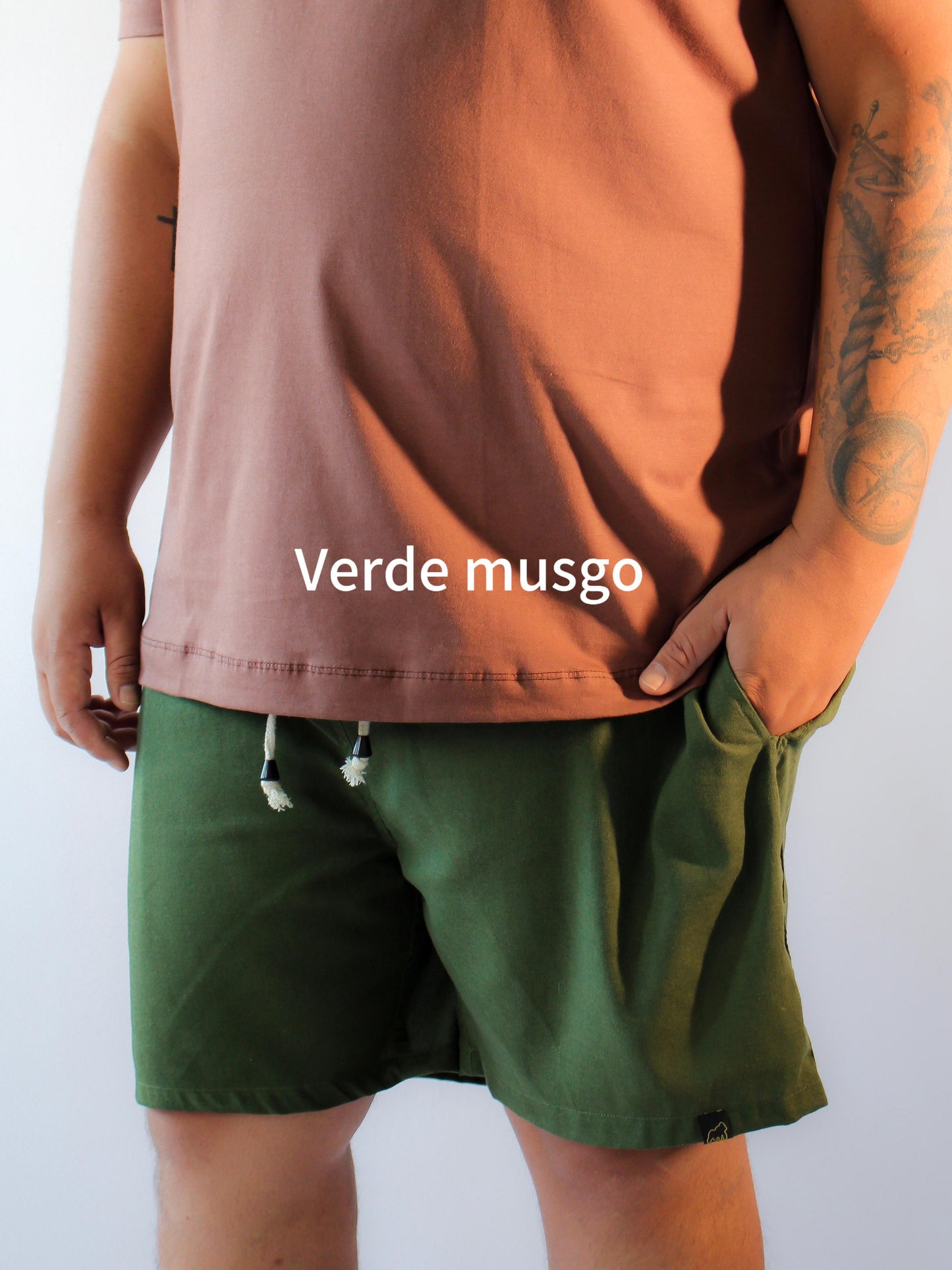 KIT 2 SHORTS DE LINHO CASUAL PLUS MASCULINO 159,90 - ESCOLHA AS CORES