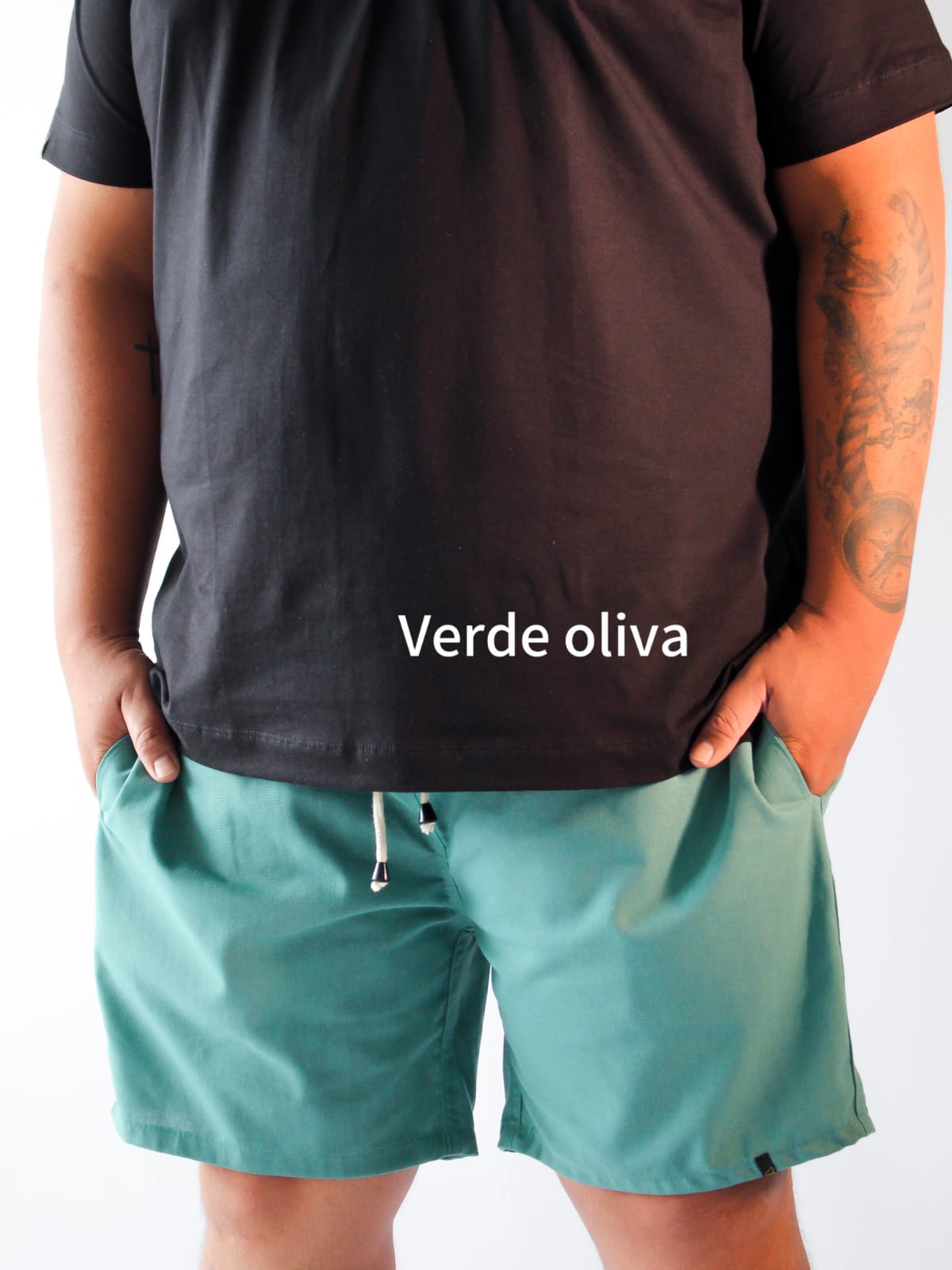 KIT 2 SHORTS DE LINHO CASUAL PLUS MASCULINO 159,90 - ESCOLHA AS CORES