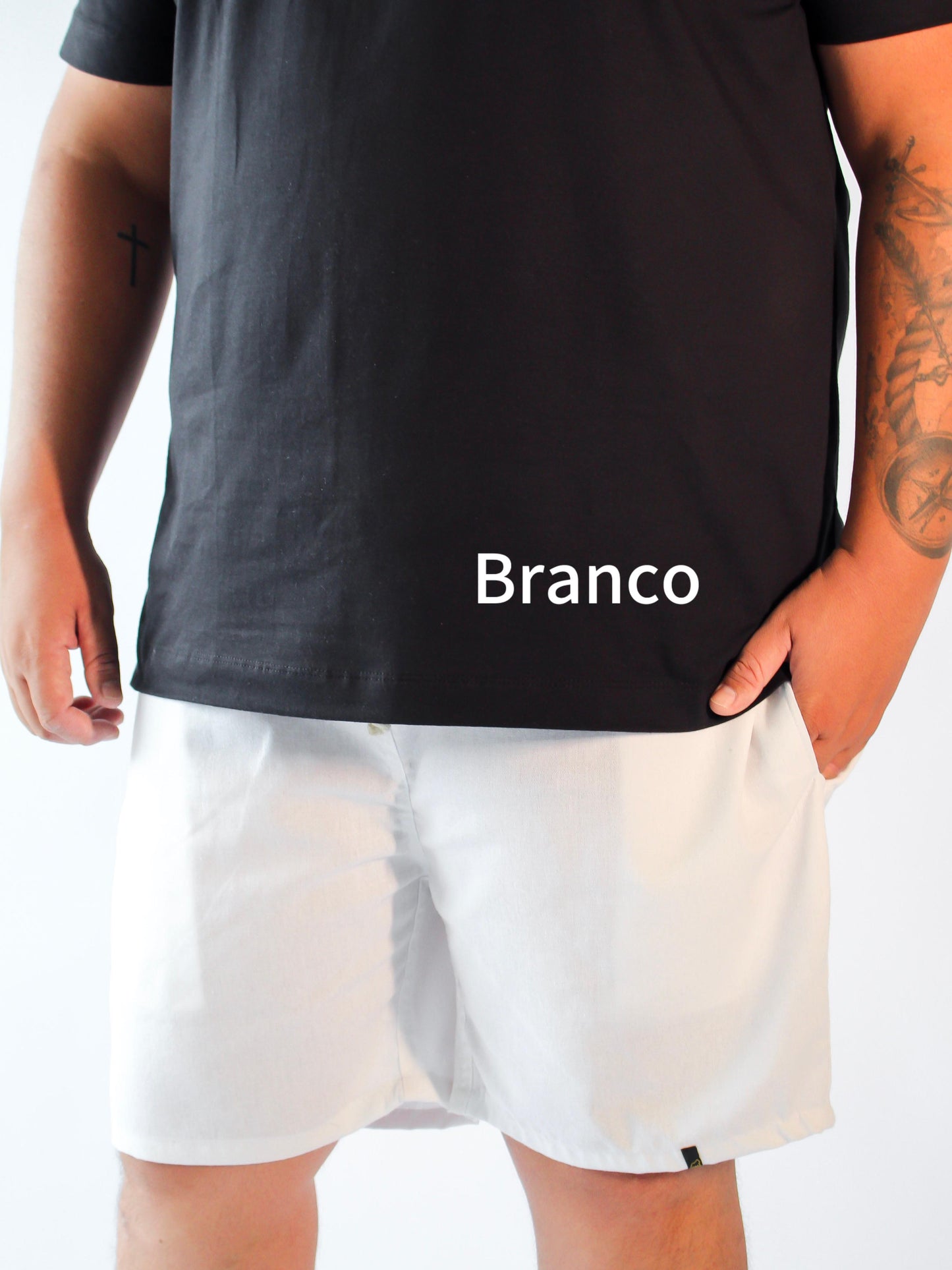 KIT 2 SHORTS DE LINHO CASUAL PLUS MASCULINO 159,90 - ESCOLHA AS CORES
