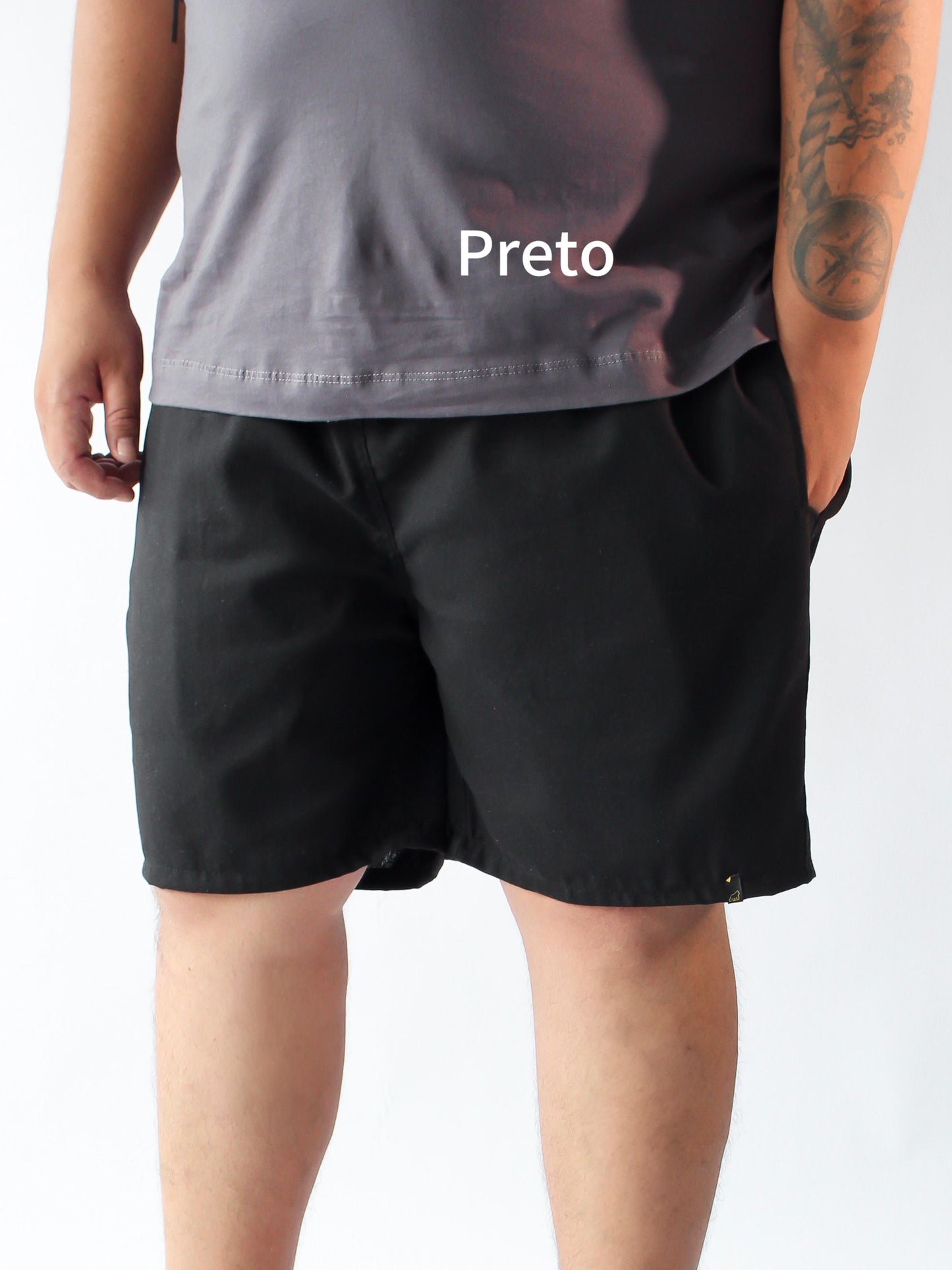 KIT 2 SHORTS DE LINHO CASUAL PLUS MASCULINO 159,90 - ESCOLHA AS CORES