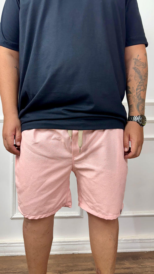 SHORT LINHO ROSA CLARO