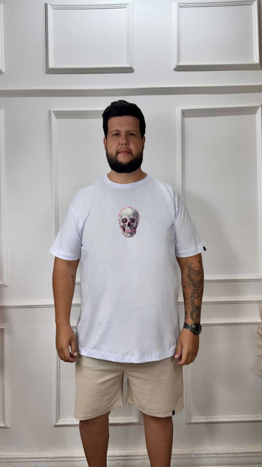 CAMISA PLUS SIZE SILK CAVEIRA