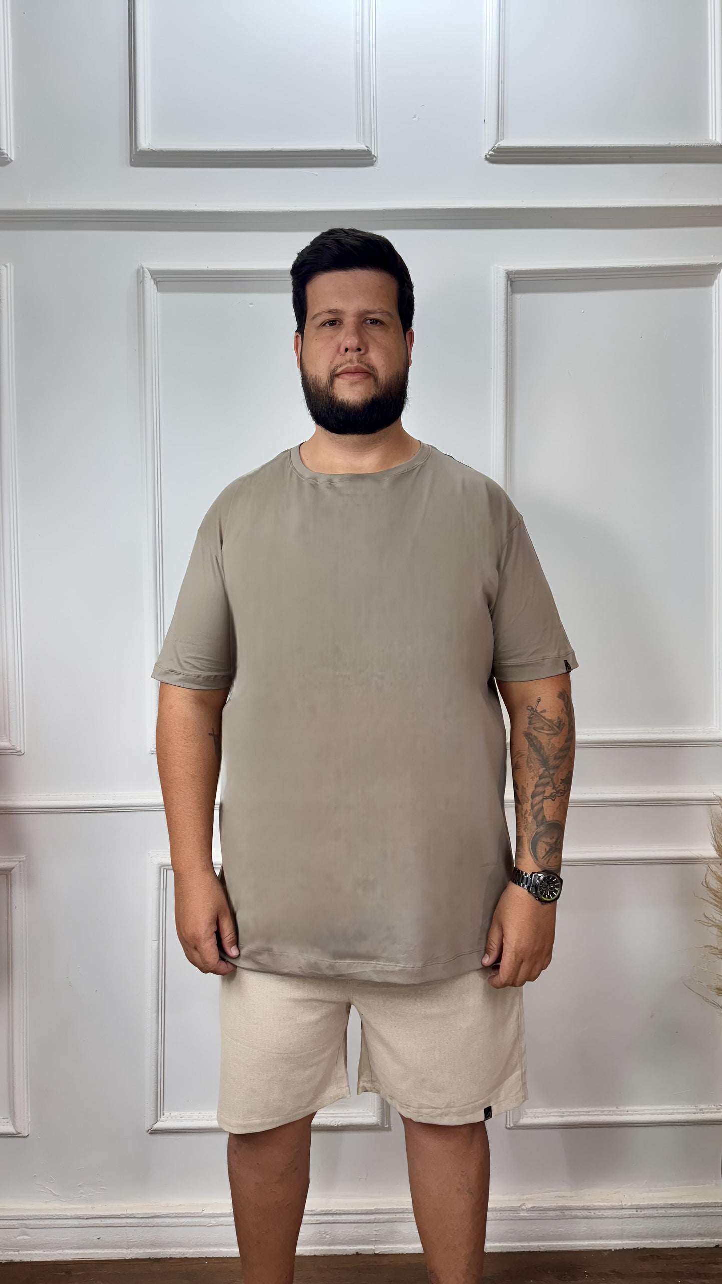 T-SHIRT BÁSICA CROMO - PLUS SIZE
