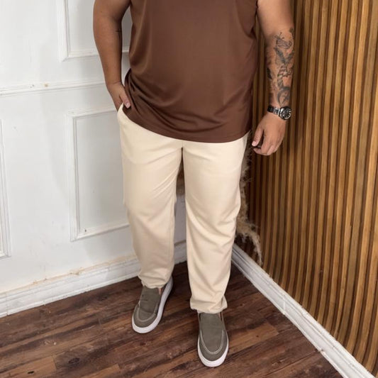 CALÇA LINHO PLUS SIZE - CRU