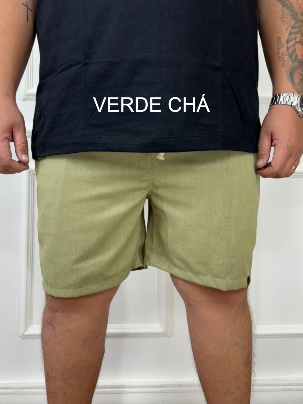 KIT 3 SHORTS DE LINHO CASUAL PLUS MASCULINO 239,90  - ESCOLHA AS CORES
