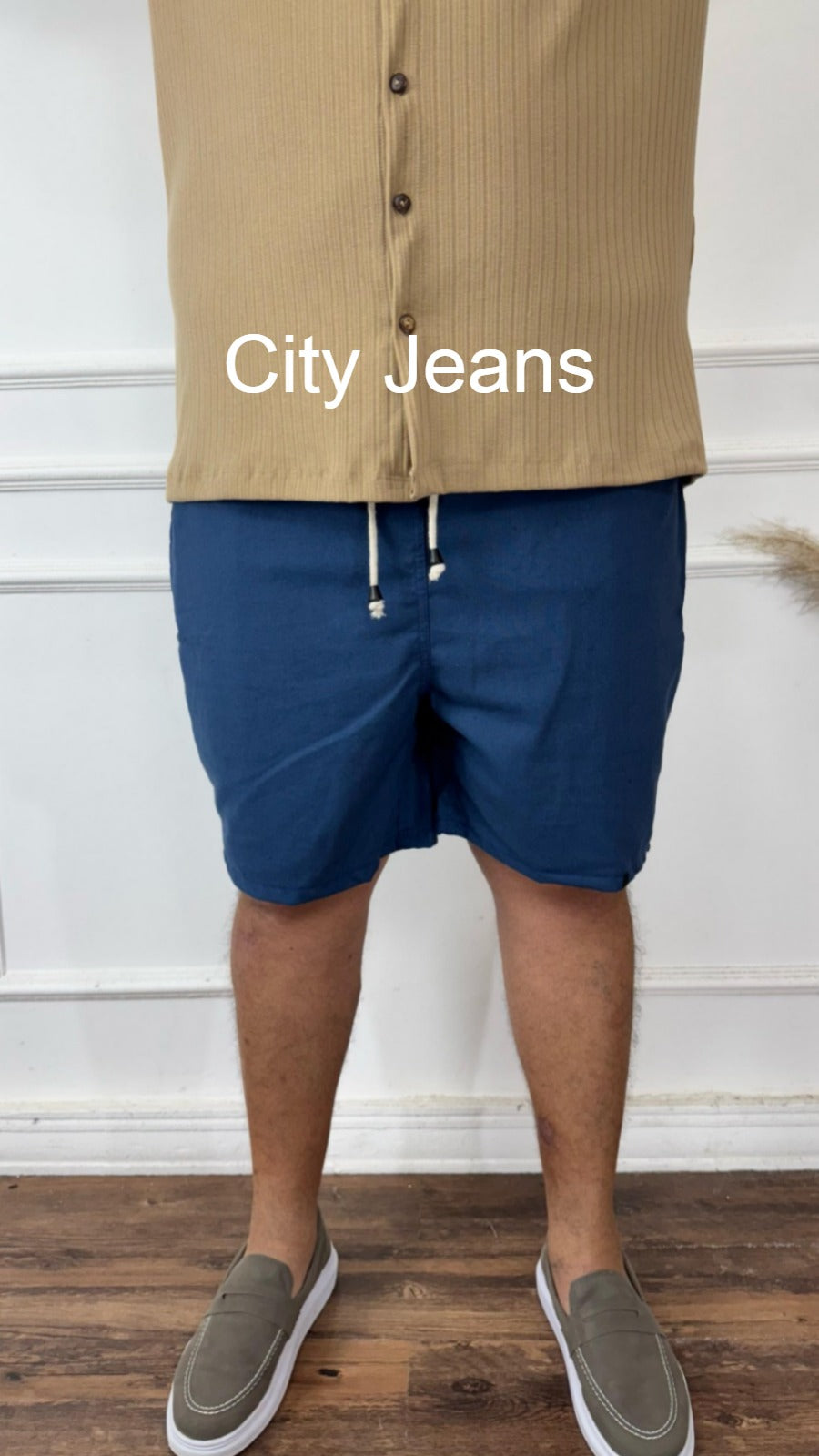 KIT 3 SHORTS DE LINHO CASUAL PLUS MASCULINO 239,90  - ESCOLHA AS CORES