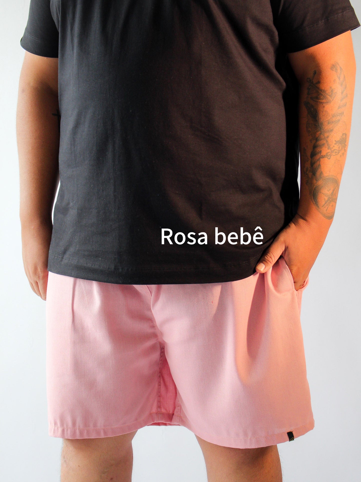 KIT 3 SHORTS DE LINHO CASUAL PLUS MASCULINO 239,90  - ESCOLHA AS CORES