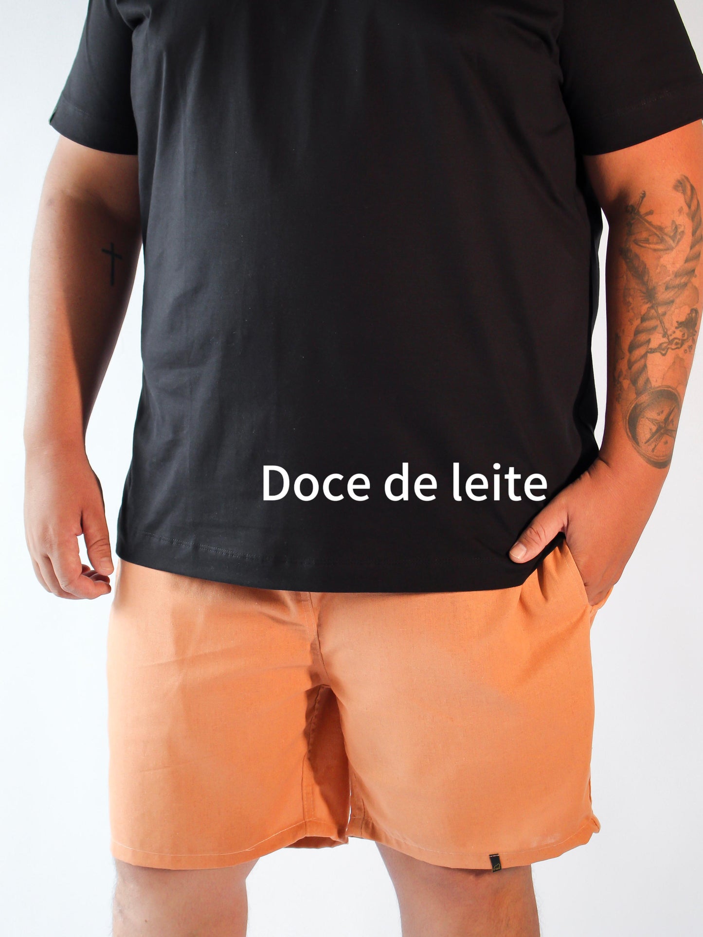 KIT 3 SHORTS DE LINHO CASUAL PLUS MASCULINO 239,90  - ESCOLHA AS CORES