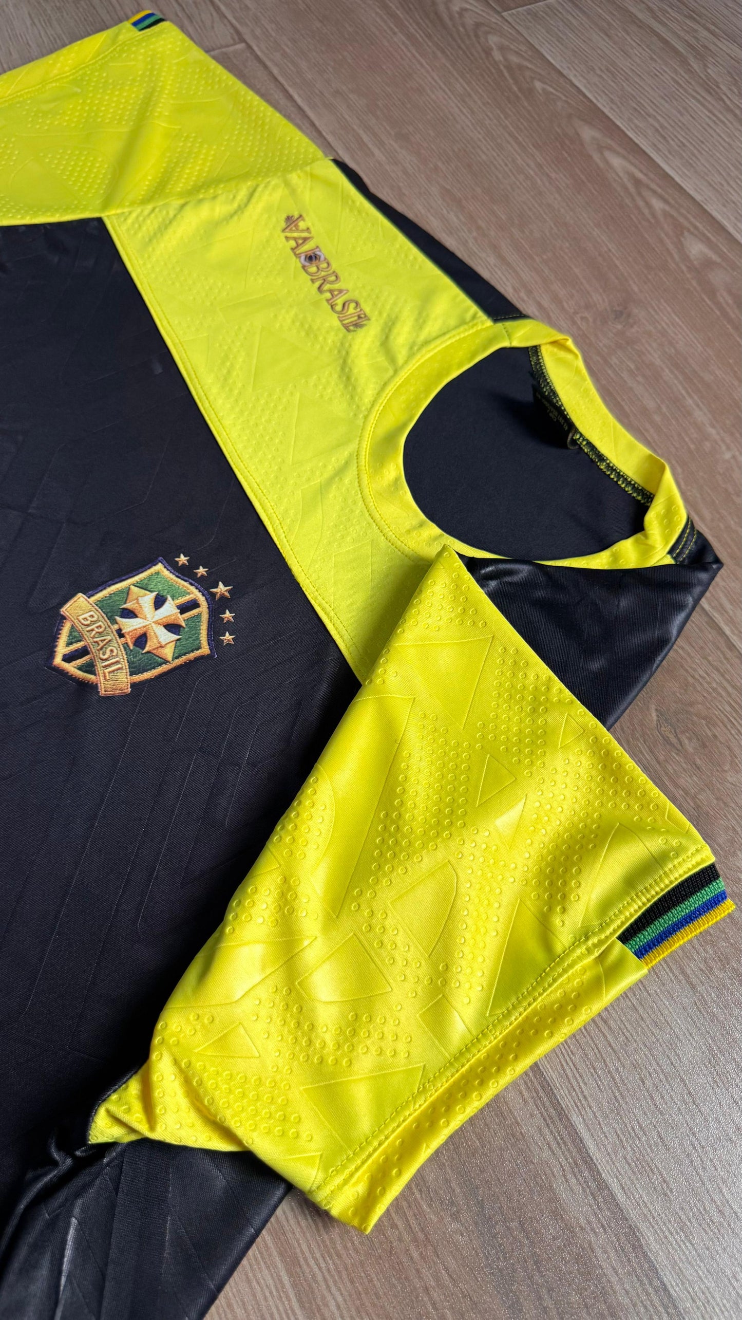 Camisa Brasil Amarela + Preta - Trybuteha