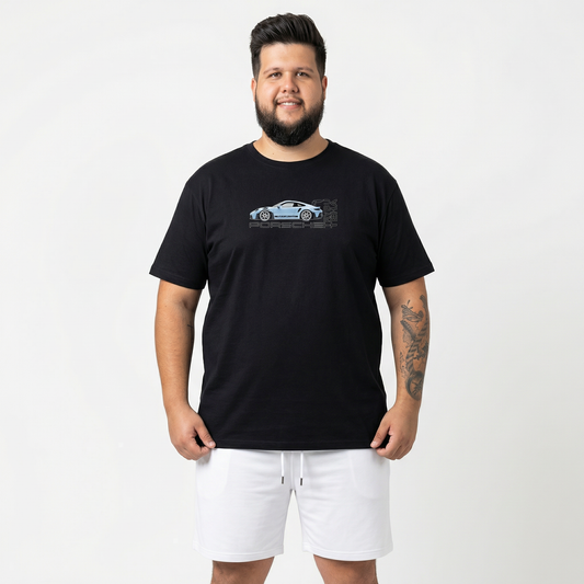 CAMISA PLUS SIZE SILK PORSCHE