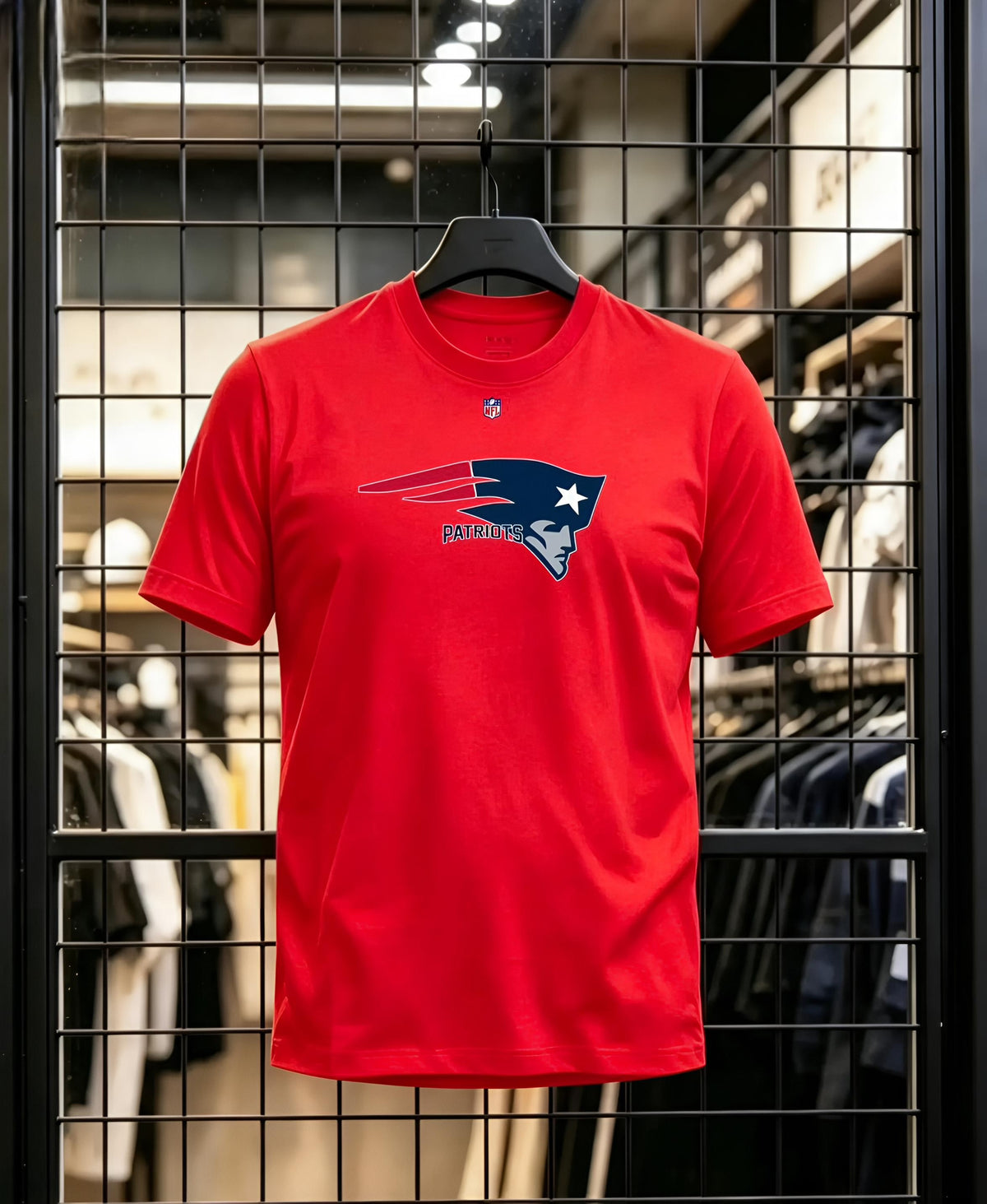 PATRIOTS LOGO GRANDE   VERMELHO